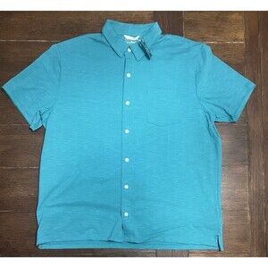 L.L. Bean Men's Lakewashed Performance Shirt Button up Short Sleeve L Reg NEW